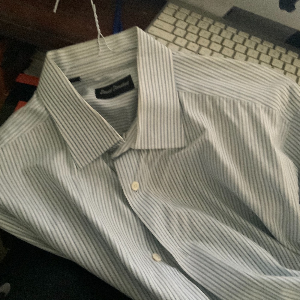 David Donahue  long sleeve dress shirt